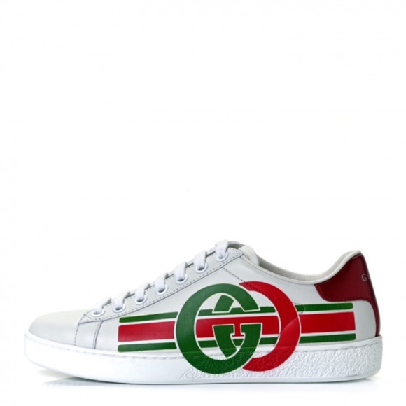 Gucci Ace Interlocking Logo Sneakers - Picture 2 of 5